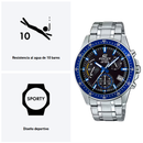 Reloj Edifice Casio Referencia EFV-540D-1A2 Diseño Deportivo