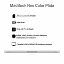 Apple MacBook Neo 512GB- Plata