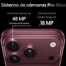 Celular iPhone 18 Pro Max 512 GB Esim- Borgoña