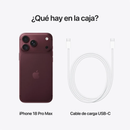 Celular iPhone 18 Pro Max 512 GB Esim- Borgoña