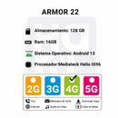 Celular Ulefone Armor 22 128GB/16GB RAM