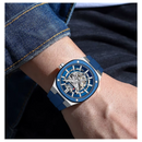 Reloj CURREN 8485 Automatico Diseño Elegante Azul