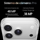 Celular iPhone 18 pro 256GB Esim- Plateado