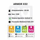 Celular Ulefono Armor X32 4G 128GB/12GB RAM