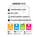 Celular Ulefone Armor X13 64GB/ 12GB RAM