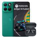 Celular Motorola Edge 70 Fusion 5G 256GB/8GB-Verde+ Moto Buds Bass