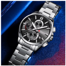 Reloj CURREN Cronografo 8475 Para Hombre - Plateado