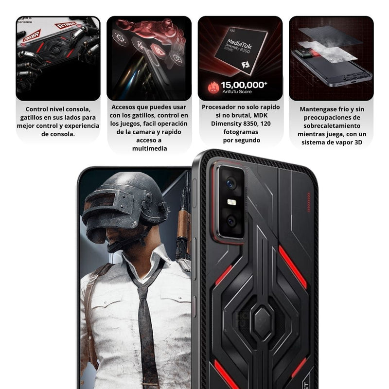 Celular INFINIX GT 30 Pro 512GB/12GB RAM - Negro