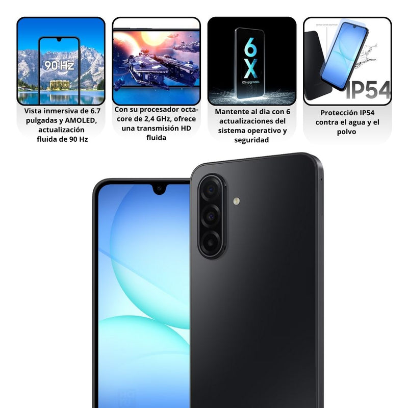 Samsung Galaxy A17 4G De 256GB/8GB RAM - Negro