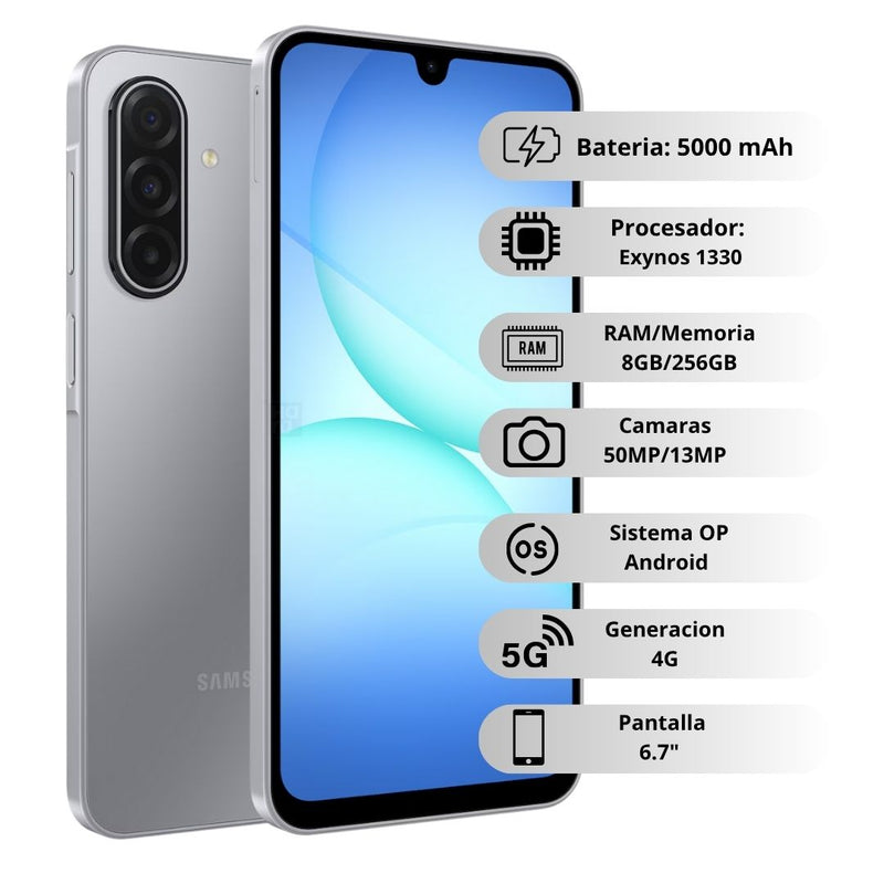 Samsung Galaxy A17 4G De 256GB/8GB RAM - Gris