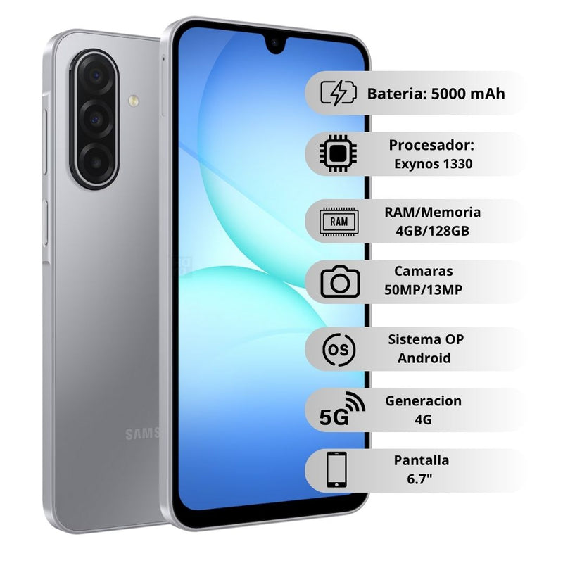 Samsung Galaxy A17 4G De 128GB/4GB RAM - Gris