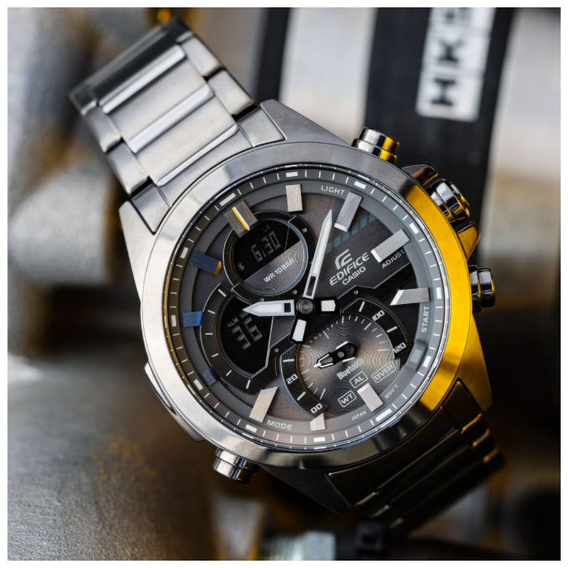 Reloj Casio Edifice ECB-30DC-1B Cronografo Diseño Deportivo