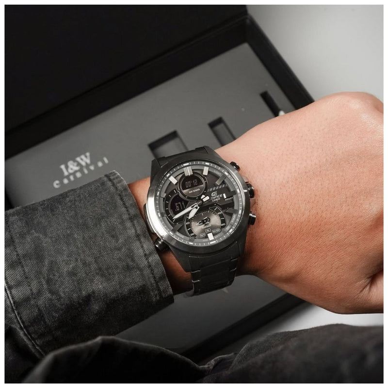 Reloj Casio Edifice ECB-30DC-1B Cronografo Diseño Deportivo