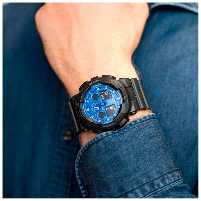 Reloj Casio G-SHOCK GA-100BP-1A Diseño Deportivo