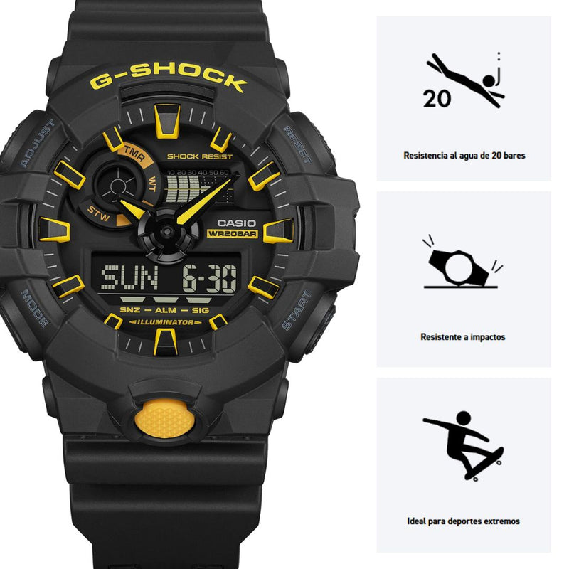 Reloj Casio G-SHOCK GA-700CY-1A Diseño Deportivo