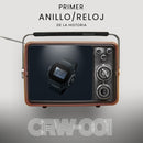 Anillo-Reloj Casio Modelo CRW-001-1D Diseño Vintage