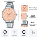 Reloj Casio Modelo LTP-VT04D-4A Diseño Elegante