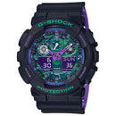 Reloj Casio G-SHOCK GA-100BL-1A Diseño Deportivo