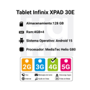 Infinix Xpad 30e 11" 128GB/4 RAM-Azul
