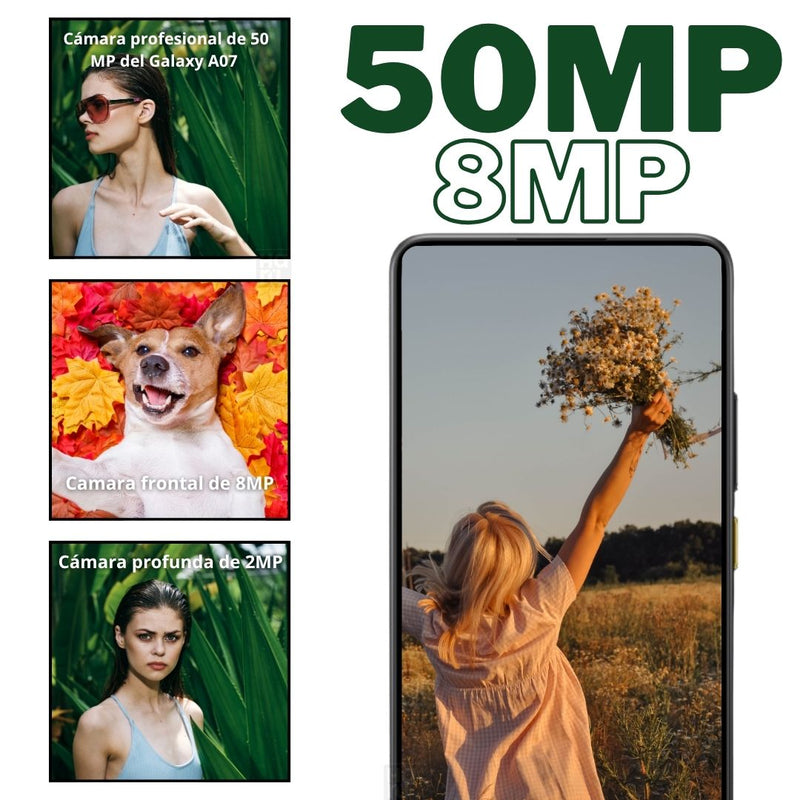 Samsung Galaxy A07 4G De 128GB/6GB RAM - Verde