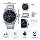 Reloj Casio Modelo MTP-M300D-1A Diseño Elegante
