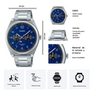 Reloj Casio Modelo MTP-M300D-2A Diseño Elegante