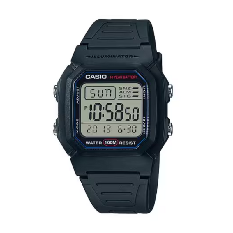 Reloj Casio W-800H-1AV Diseño Deportivo