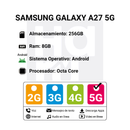 Samsung Galaxy A27 5G De 256GB/8GB RAM - Rosado
