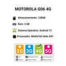 Celular MOTOROLA G06 4G 128GB/4GB - Azul