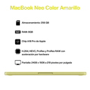 Apple MacBook Neo 256GB- Amarillo