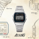 Reloj Casio Referencia  A158WA-1DF Diseño Clasico