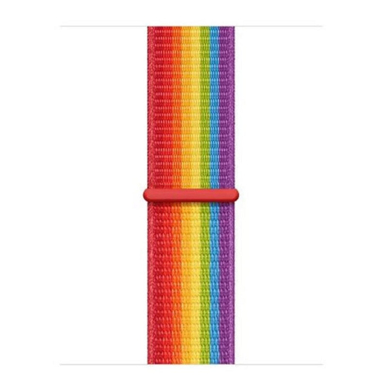 Pulso para smartwatch de Nylon tejido - Arcoiris