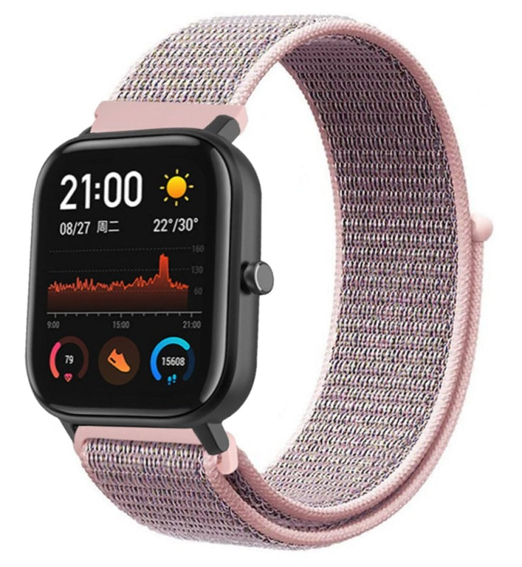 Pulso para smartwatch de Nylon tejido - Rosado