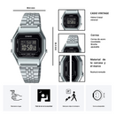 Reloj Casio Modelo LA680WA-1B Diseño Vintage