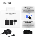 Cargador Samsung de 45W+ Cable 1.8m