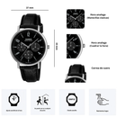 Reloj Casio Modelo MTP-VT06L-1B Diseño Elegante