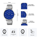 Reloj Hombre Casio Modelo MTP-VT05D-2E Diseño Elegante