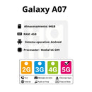 Samsung Galaxy A07 4G De 64GB/4GB RAM - Negro