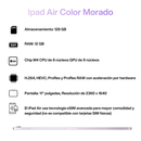 iPad Air 11" M4 128GB - Morado