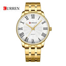 Reloj Curren 8422 Dorado - Blanco Diseño Elegante