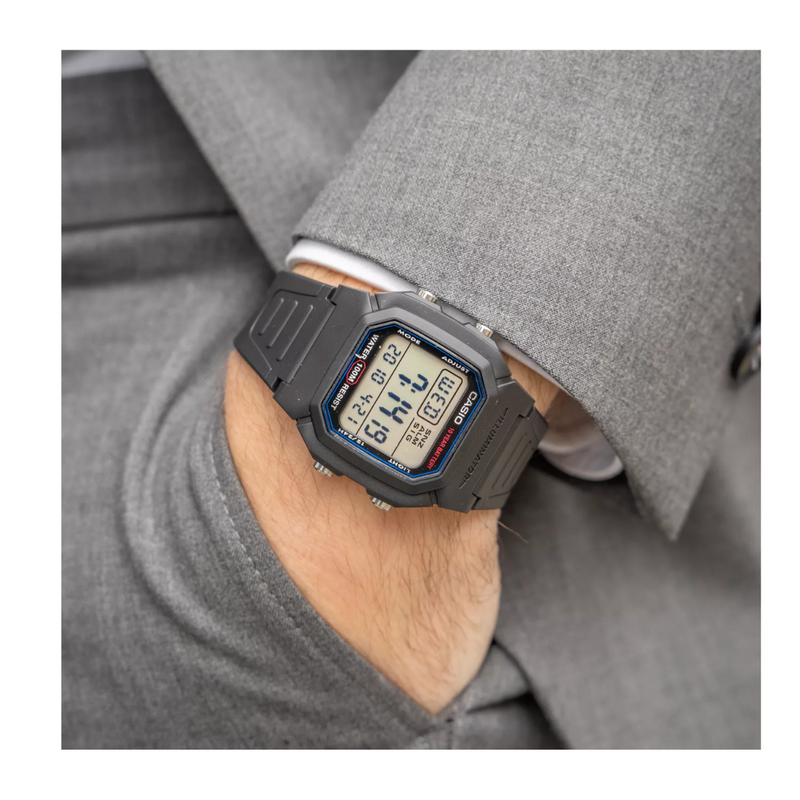 Reloj Casio W-800H-1AV Diseño Deportivo