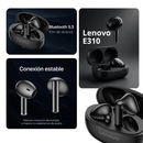 Audífonos Lenovo E310 True Wireless Stereo Earbuds - Negros