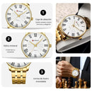 Reloj Curren 8422 Dorado - Blanco Diseño Elegante
