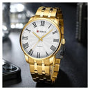 Reloj Curren 8422 Dorado - Blanco Diseño Elegante