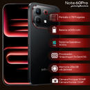Celular INFINIX NOTE 60 Pro Edicion Especial Pininfanina 5G 256GB/8+8 GB RAM - Negro
