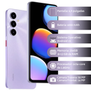 Celular ZTE Nubia V80 Max 4G 256GB/ 8+12 GB RAM-Morado