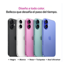 Celular iPhone 16 128GB Blanco - Puerto SIM
