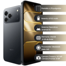 Celular Tecno Spark 50 4G 256GB/8GB RAM-Negro