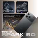 Celular Tecno Spark 50 4G 256GB/8GB RAM-Negro
