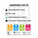 Samsung Galaxy S25 FE 256GB/8GB RAM - Negro